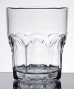 VASO ROCAS WISKEY 8 OZ PLASTIC SAN MODELO 580807 MARCA CARLISLE (PRECIO POR 24 PIEZAS)