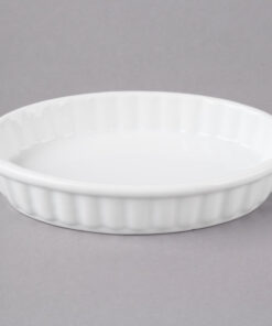 PLATO PARA CREME BRULEE CAPACIDAD DE 177ml (6 oz.) 11.5 X 2.8 cm, MARCA ECOR BLANCO BRILLANTE (CAJA CON 36 PIEZAS)