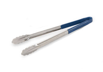 PINZA ACERO INOX CUBIERTA PLASTICO 16" AZUL