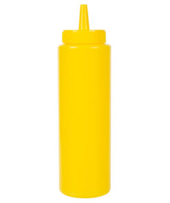 Bote  Recipiente Para Aderezo Amarillo 8 Oz