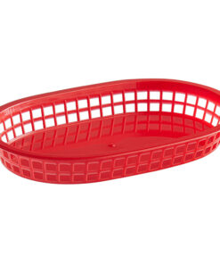 Canasta Para Centro De Mesa Lujo, Rojo (10.75 x 7.25 x 1.5) Pg