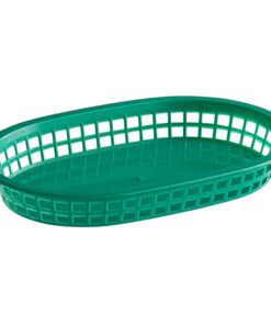 Canasta Para Centro De Mesa Lujo, Verde (10.75 x 7.25 x 1.5) Pg