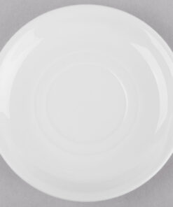 Plato para Taza de 15.2 cms Blanco Brillante Marca World (36 PIEZAS POR CAJA)