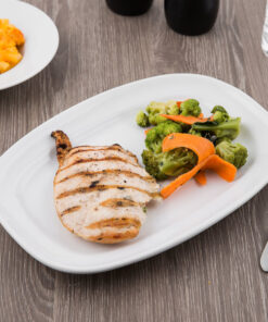 PLATO Rectangular DE 26.7x19.1 cms LINEA: Basics MARCA:World Tableware MOD:BW-1123 (12 PIEZAS POR CAJA)