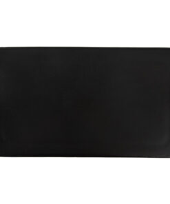 Plato Rectangular de 25.4 x 14.6 cms cms Negro Mate Marca Ecor (12 PIEZAS POR CAJA)