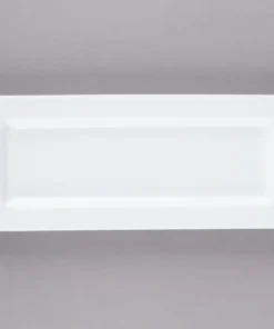PLATO Rectangular DE 26.7x11.2 cms LINEA: Slate MARCA:World Tableware MOD:SL-24 (12 piezas por caja)