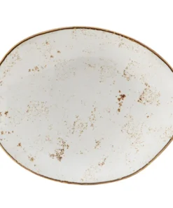 PLATO OVALADO 12 X 9 3/4 PG (30 X 24.76 CM) ELLIPSE GEODE AGAVE TUXTON (PRECIO POR 12 PIEZAS)