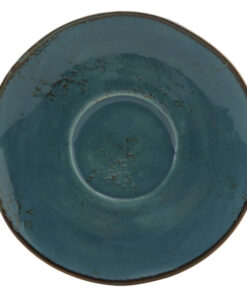 PLATO TAZA 6 3/8 OZ (15.95 CM) GEODE AZURE TUXTON (PRECIO POR 24 PIEZAS)
