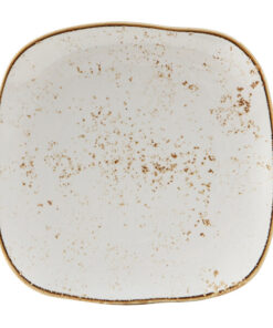 PLATO EXTENDIDO CUADRADO 7 1/4 PG (18.41 CM) ELLIPSE GEODE AGAVE TUXTON (PRECIO POR 12 PIEZAS)