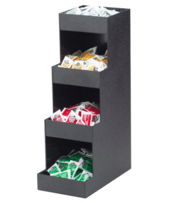 ORGANIZADOR PARA SOBRES CONDIMENTOS 4 COMPARTIMENTOS 12 X 6 1/2 X 20 1/2 PG