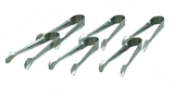 Pinza Para Confittera Acero Inoxidable (Paquete Con 6Pz) 9 cm