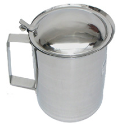 Jarra Para Mesa Con Tapa Acero Inoxidable Cap 4 Lts 16.8 x 19 cm