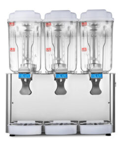 DISPENSADOR DE BEBIDAS REFRIGERADAS DE 3 TANQUES DE 12 Litros cada tanque MARCA KEMLER