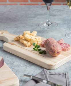 Tabla para Quesos Pequena De Madera de 9 x 5 1/2 x 3/4 Pulgadas Con Ranura Para Cuchillo