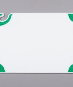 Tabla de Corte de CBGW152012GN Saf-T-Grip 20 x 15 x 1/2 Blanca With Verde Grips