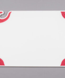 Tabla de Corte de CBGW152012RD Saf-T-Grip 20 x 15 x 1/2 Blanca with Roja Grips