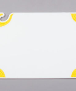 Tabla de Corte de CBGW152012YL Saf-T-Grip 20 x 15 x 1/2 Blanca with Amarilla Grips