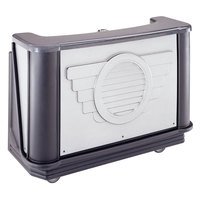 BAR PORTATIL Cambro BAR650DS667 Manhattan Designer Series Cambar 67" Portable Bar with 7-Bottle Speed Rail