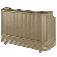 BAR PORTATIL Cambro BAR730194 Granite Sand Cambar 73" Portable Bar with 7 Bottle Speed Rail