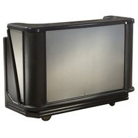 BAR PORTATIL Cambro BAR730DS770 Designer Series Chicago Cambar 78" Portable Bar with 7 Bottle Speed Rail