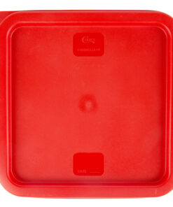 Tapa Para Contenedor Policarbonato Cuadrado 6L Y 8L Roja