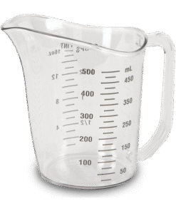 Jarra Medidora Economica 0.500 Litros Polipropileno