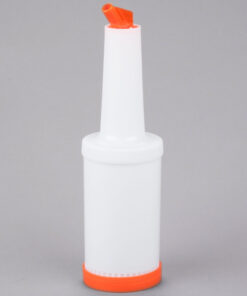 Bote Para Mezcla 1 Litro Tapa Color Naranja