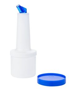 Bote Para Mezcla 1/2 Litro Tapa Color Azul