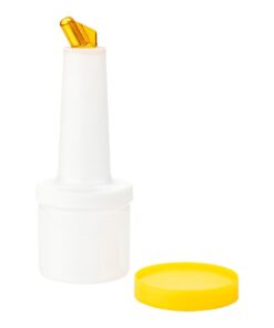 Bote Para Mezcla 1/2 Litro Tapa Color Amarillo