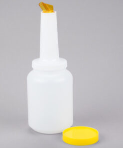 Bote Para Mezcla 2 Litros Tapa Color Amarillo