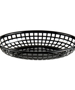 Canasta Para Centro De Mesa Sencilla ,Negra(10.25 x 6.75 x 2) Pg
