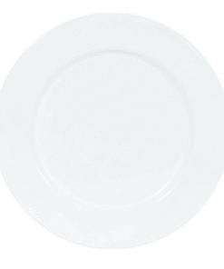 PLATO POSTRE OPACO 21 CM BLANCO SANTA ANITA