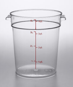 Contenedor Policarbonato Redondo 4L