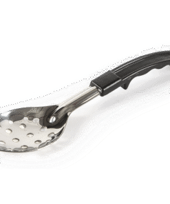 CUCHARA PARA COCINAR ACERO INOX  MANGO PLASTICO 13" PERFORAD