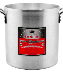 OLLA 80QT ALUMINIO 3003 CAL. 6 MM MEDIDA 18 x 18-1/4 PG WINCO (SIN TAPA)
