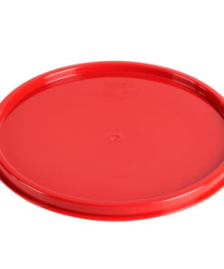 Tapa Para Contenedor Policarbonato Redondo 6L Y 7.5L Roja