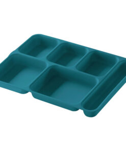 CHAROLA DE 6 COMPARTIMENTOS MARCA Cambro MODELO 10146DCPE PLASTICO / 14 3/16 x 10pg , 24 pzas (SU TAPA ES 21410146DCPC) CHAROLA ESTIBABLE