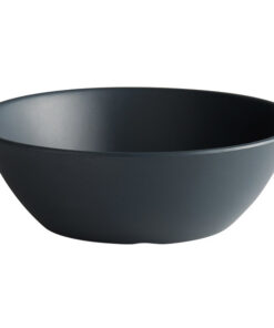 Carlisle 5310838 Ridge 22 oz. Slate Melamine Bowl - 12/Case