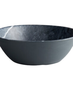 Carlisle 5310972 Ridge 52 oz. Soapstone Melamine Bowl - 12/Case