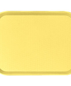 CHAROLA DE 14 X 18 PULGADAS COLOR AMARILLO CAMBRO (CAJA CON 12 PIEZAS)