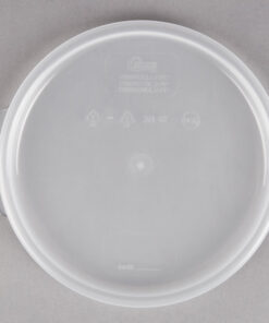 Tapa para Contenedor Redondo de 2 y 4 Qt. Polipropileno Translucido