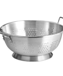 COLADOR 16 QT CON AGARRADERAS Y BASE CARLISLE - Altura 7 1/8 pg, Di?metro superior 16 1/2 pg