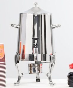 CHAFER PARA CAFE 3 GALONES (48 tazas) GALONES TERMINADO CROMADO ECOR MODELO CU30SS