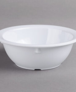Carlisle KL11902 Kingline 12.5 oz. White Rimmed Nappie Bowl - 48/Case
