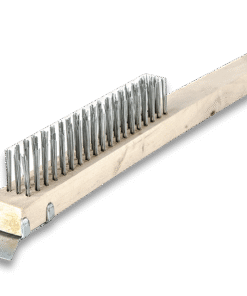 Cepillo Para Limpieza De Asador 50 Cms Mango Madera
