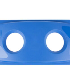 TAPA PARA CONTENEDOR SLIM JIM RECTANGULAR DE RECICLAJE COLOR AZUL RUBBERMAID