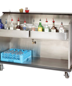 BAR PORTATIL Advance Tabco AMS-5B 61" Heavy-Duty Portable Bar with Stainless Steel Interior (TIEMPO ESTIMADO DE ENTREGA DE 12 A 14 SEMANAS)