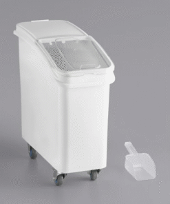 CARRO DE INGREDIENTES DE 21 GALONES (80 LTS) 29x13x29 pg CON CUCHARON BAKERS MARK