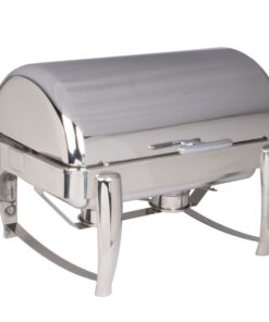 CHAFER ENTERO 8.5 QT D-LUX Vollrath MODELO T3600 TERMINADO ESPEJO, TAPA RETRACTIL MEDIDAS: 25 X 21 X 18 PG