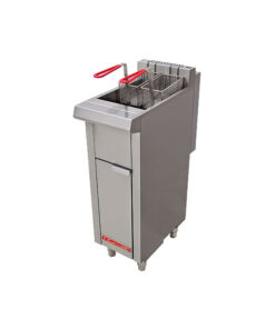 Freidora Turbo-10-2Q Petit Acero Inoxidable PREMIUM 2 Quemadores 1 Tina 2 Canastillas Niqueladas 0.320 X 0.630 X 0.960 M